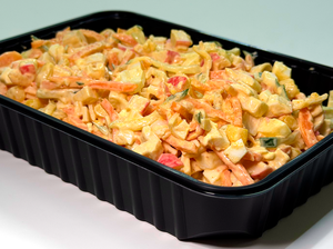 Салат крабовый с морковью